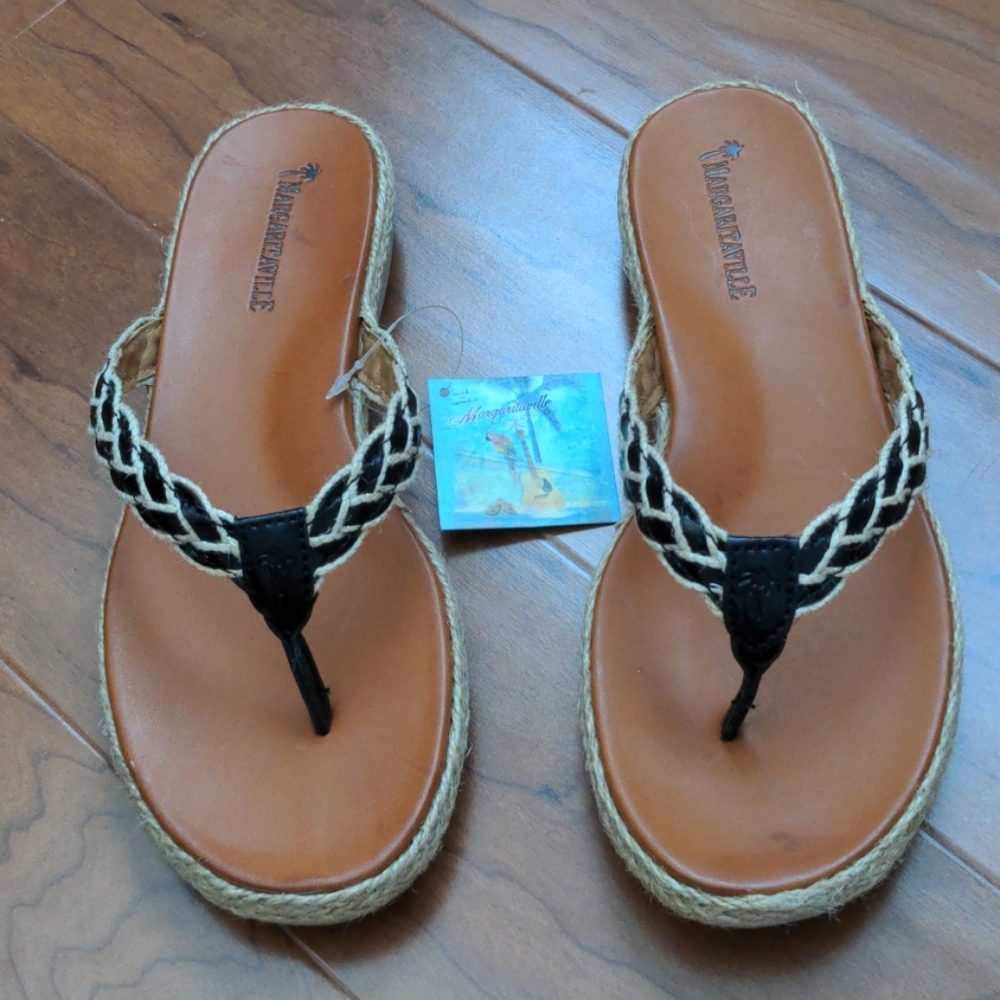 Margaritaville Black Sandals size 7